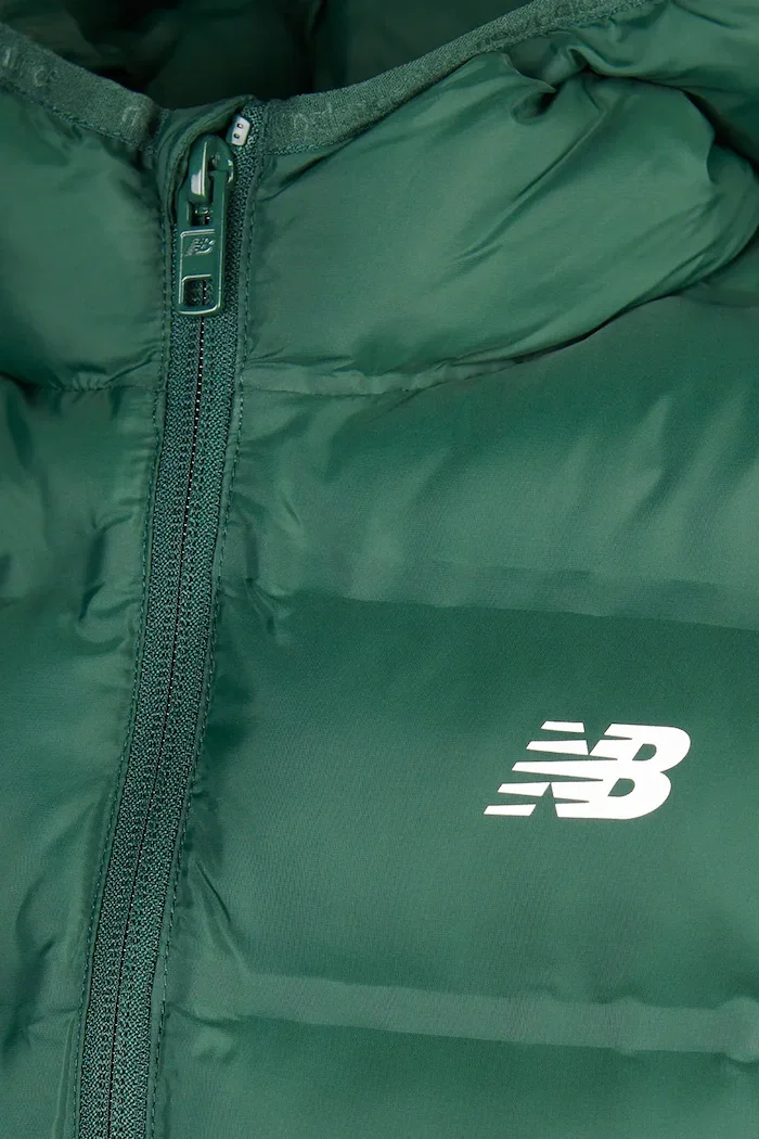 New Balance капитонирано яке за деца зелено LAKB0036