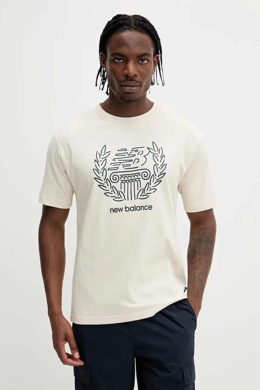 New Balance Памучна тениска