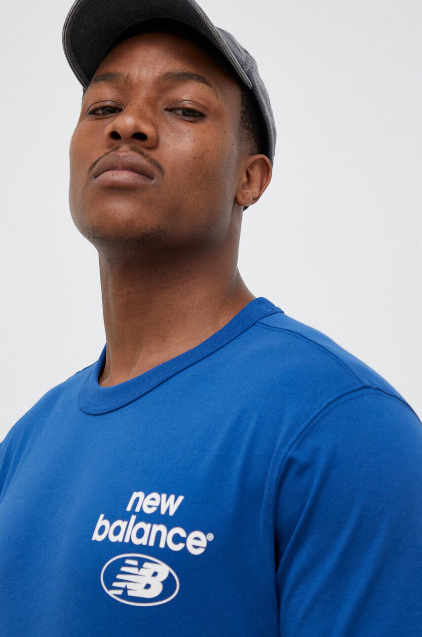 New Balance Памучна тениска