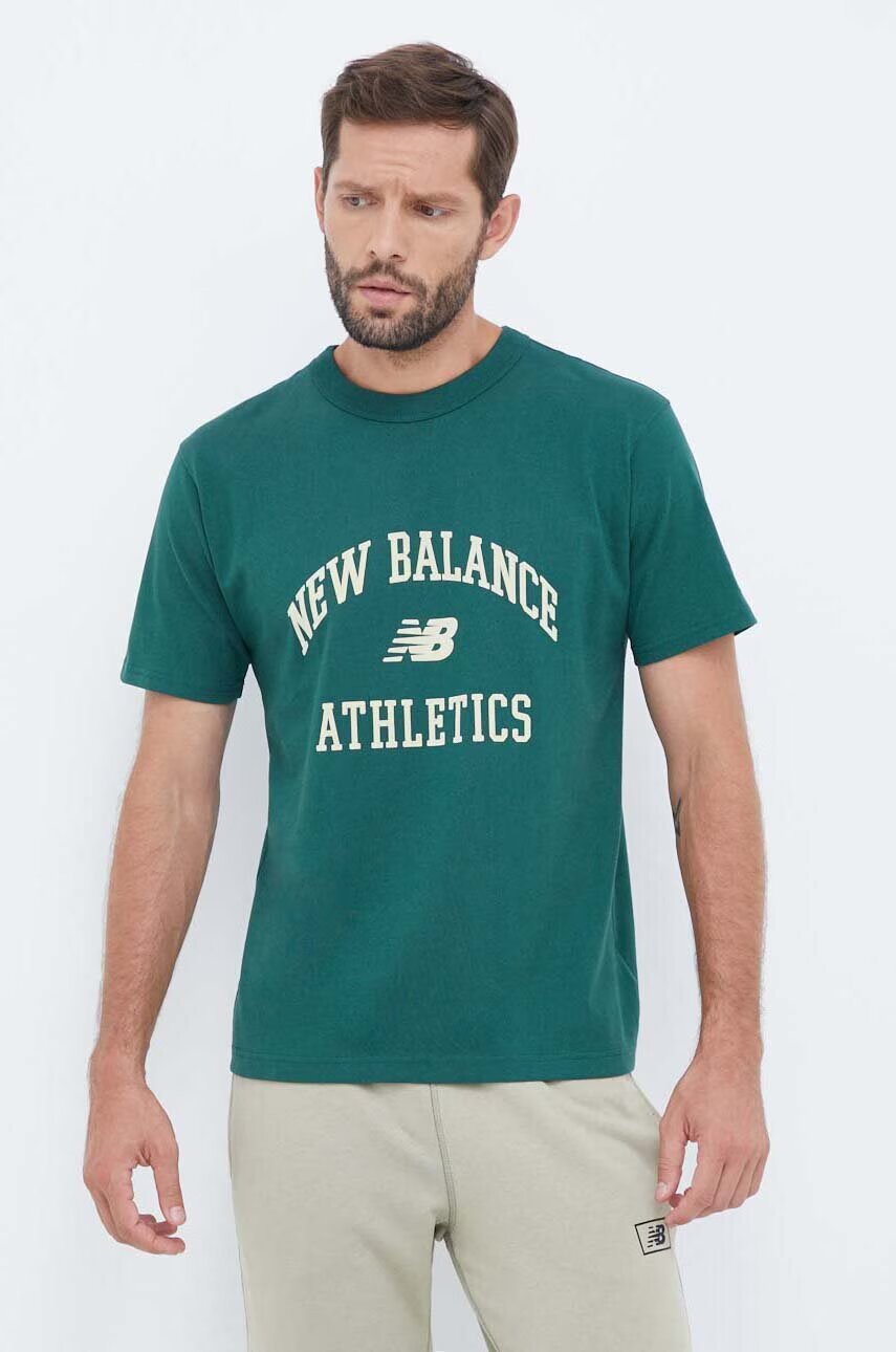 New Balance Памучна тениска