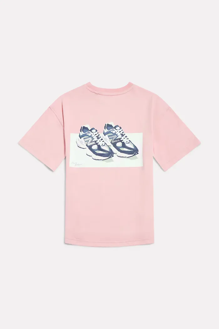 New Balance тениска за деца от памук розова YT62J1FR