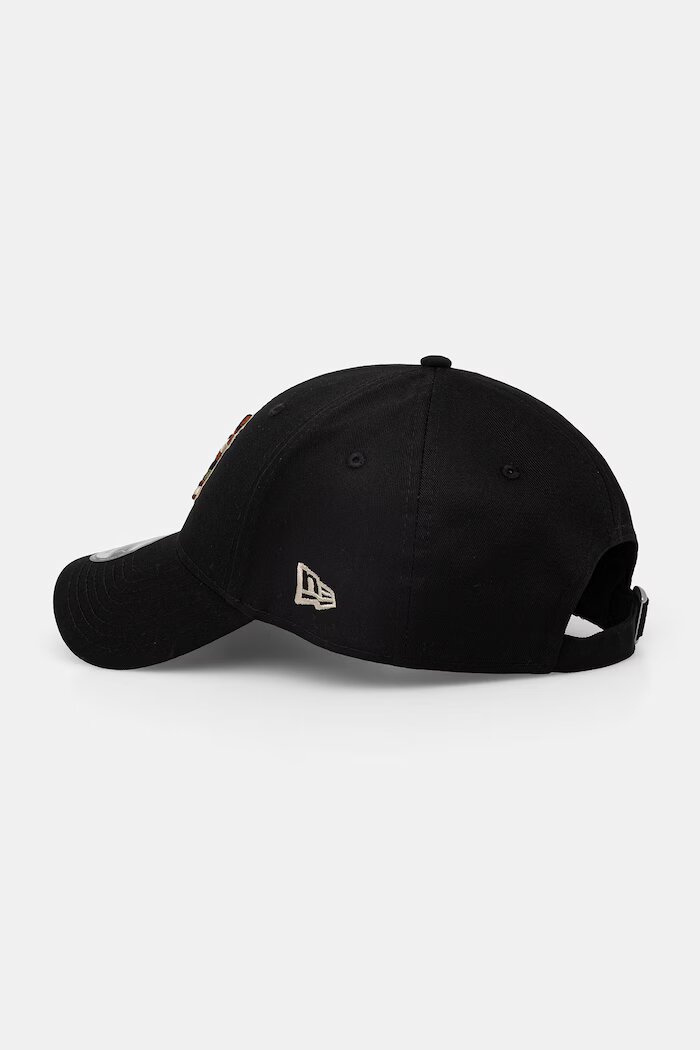 New Era Памучна шапка с козирка CAMO INFILL 9FORTY® в черно 60771853