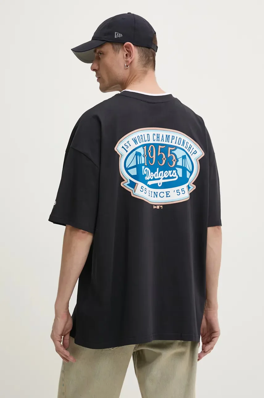 New Era Памучна тениска LOS ANGELES DODGERS