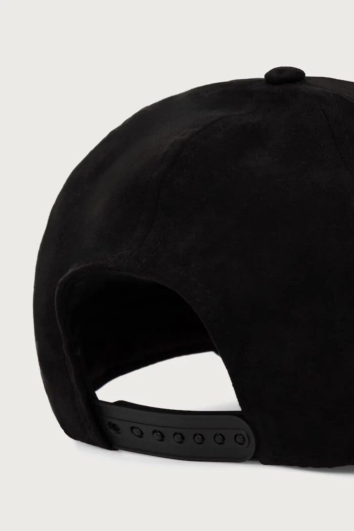 New Era шапка с козирка FAUX SUEDE E-FRAME черна 60580814