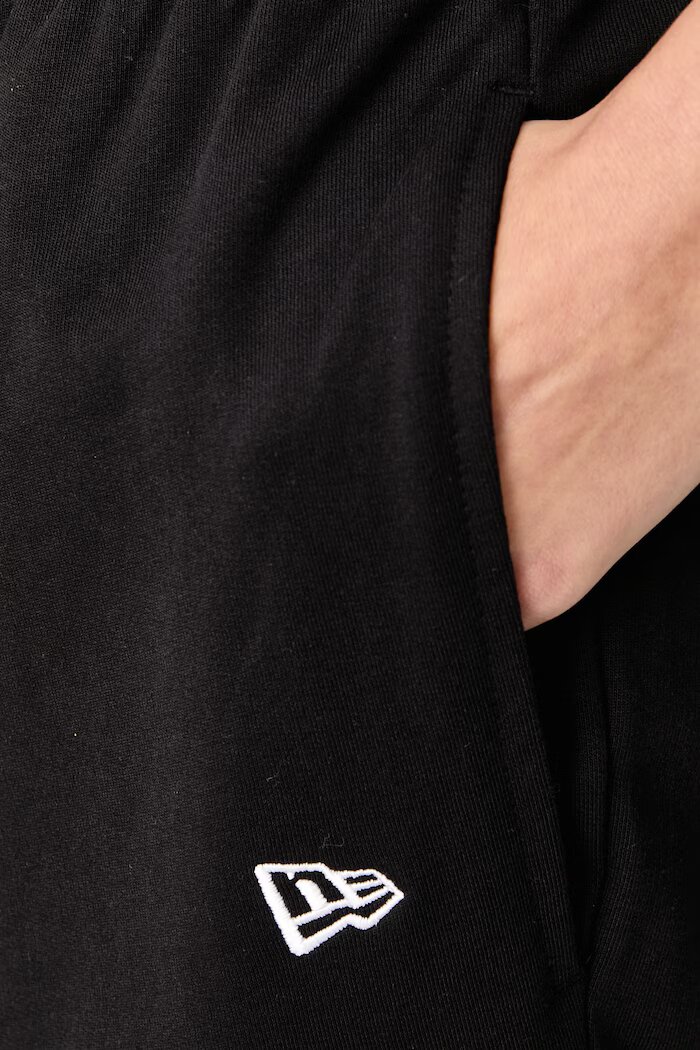 New Era спортен панталон от памук MLB LE MIDI JOGGER черен с висока талия 60675751