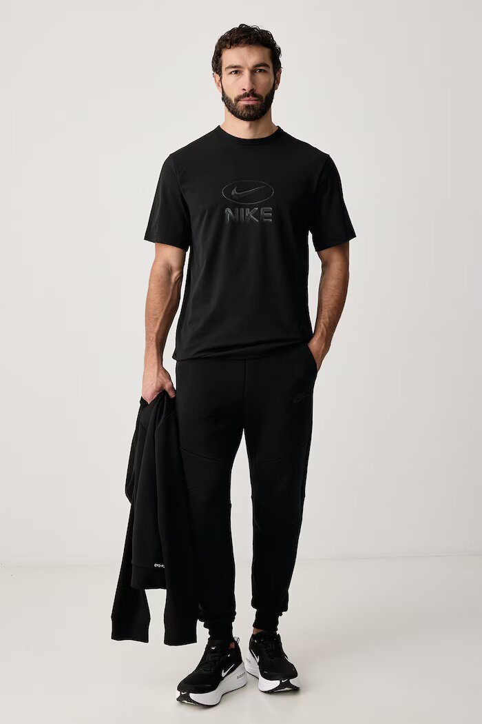 Nike Sportswear панталон джогър мъжки с памук Tech черен HV0959.010
