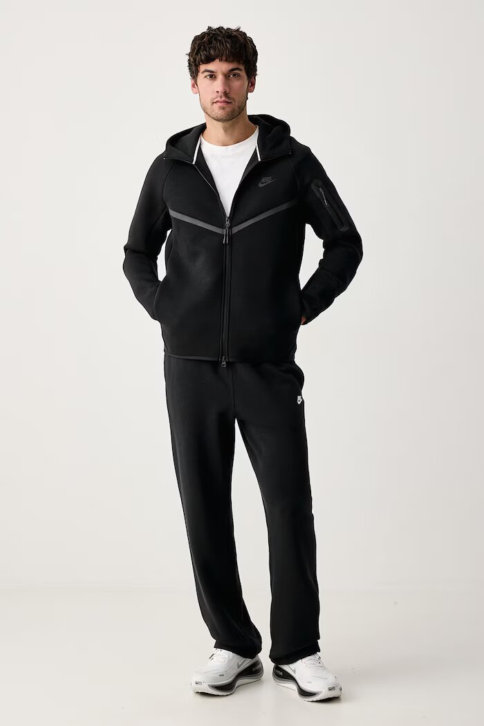 Nike Sportswear суичър с цип и качулка мъжки Tech Windrunner черен HV0949.010