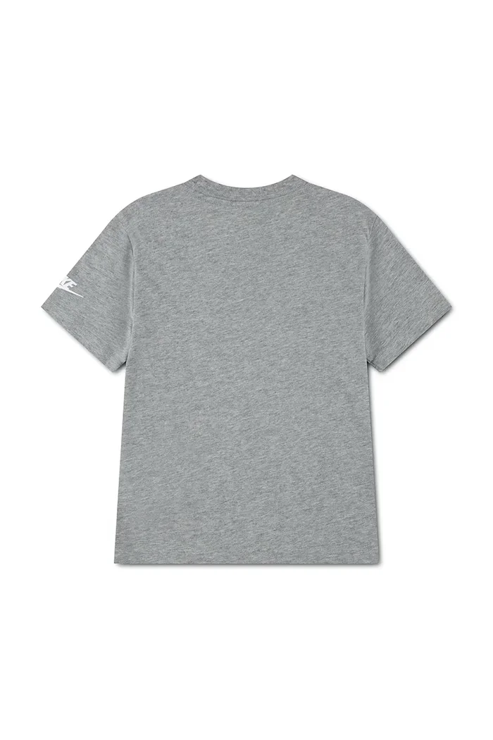 Nike тениска за деца с памук сива 86N166