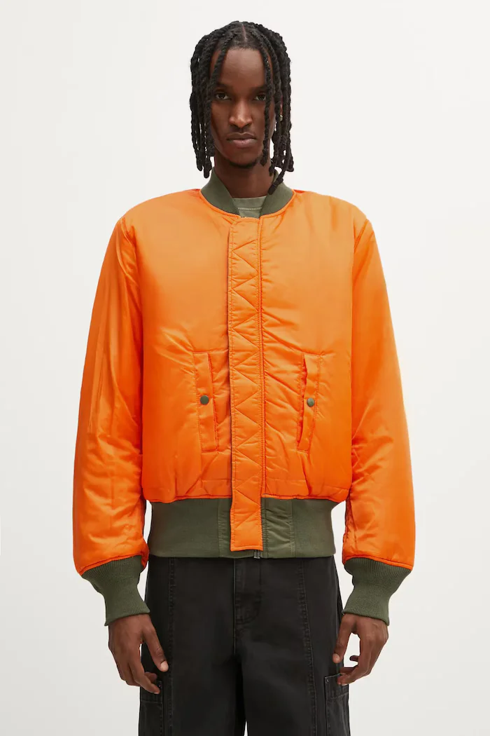 no problemo Яке бомбър с две лица x Alpha Industries No War MA-1 в зелено преходен модел NP7113504