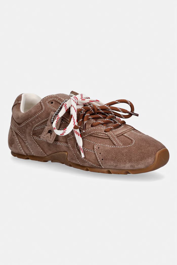 Nokwol Atlas Mushroom Suede маратонки дамски от велур кафяви Atlas Mushroom Suede