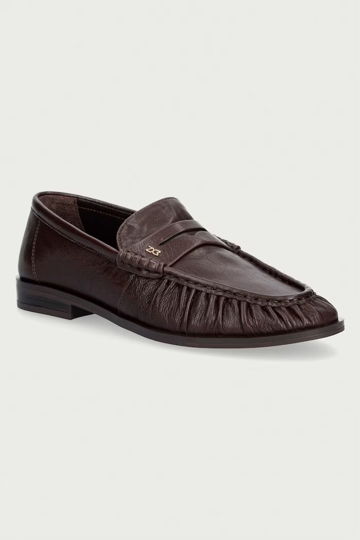 Nokwol мокасини дамски от кожа Haven Pine Cone Athena кафяви Haven Pine Cone Athena