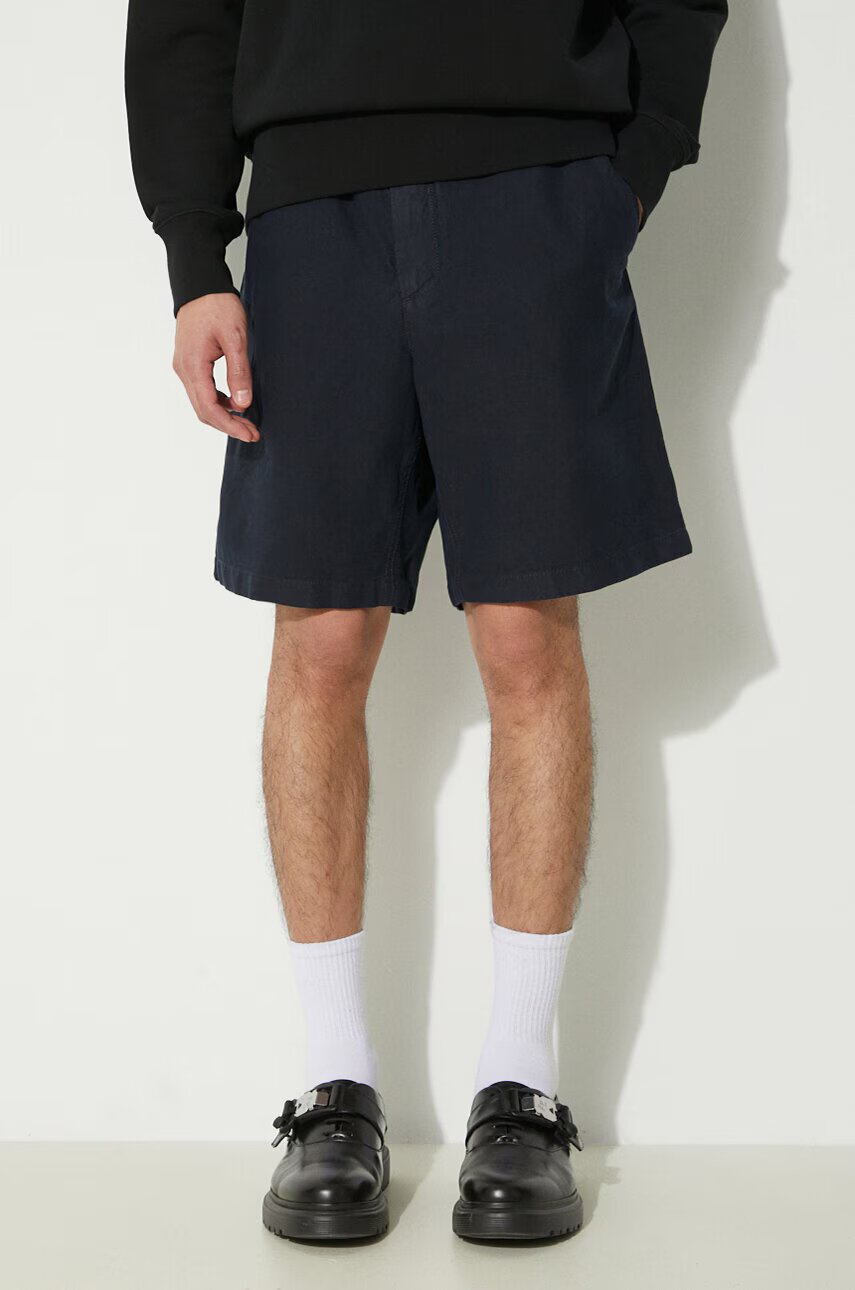 Norse Projects Къс панталон с лен Ezra Relaxed Cotton