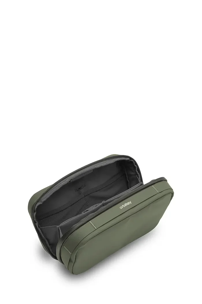 Orbitkey 2в1 органайзер за пътуване Tech Pouch 23 x 14 x 8 cm в зелено