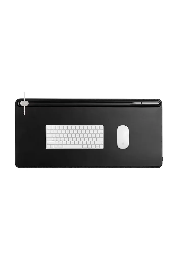 Orbitkey Подложка за бюро Black L 896 x 423 x 05 cm в черно
