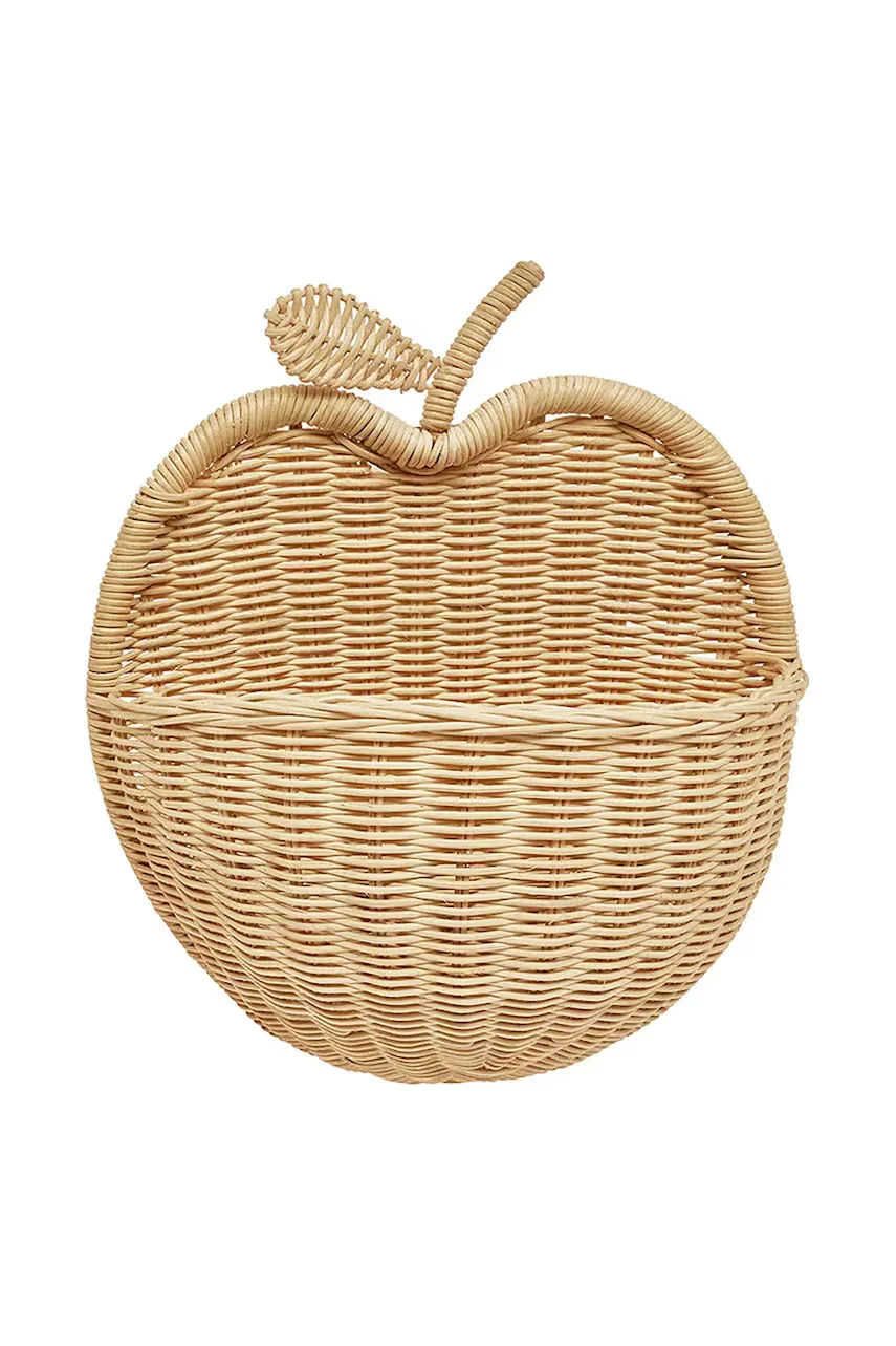 OYOY Wall Basket Apple