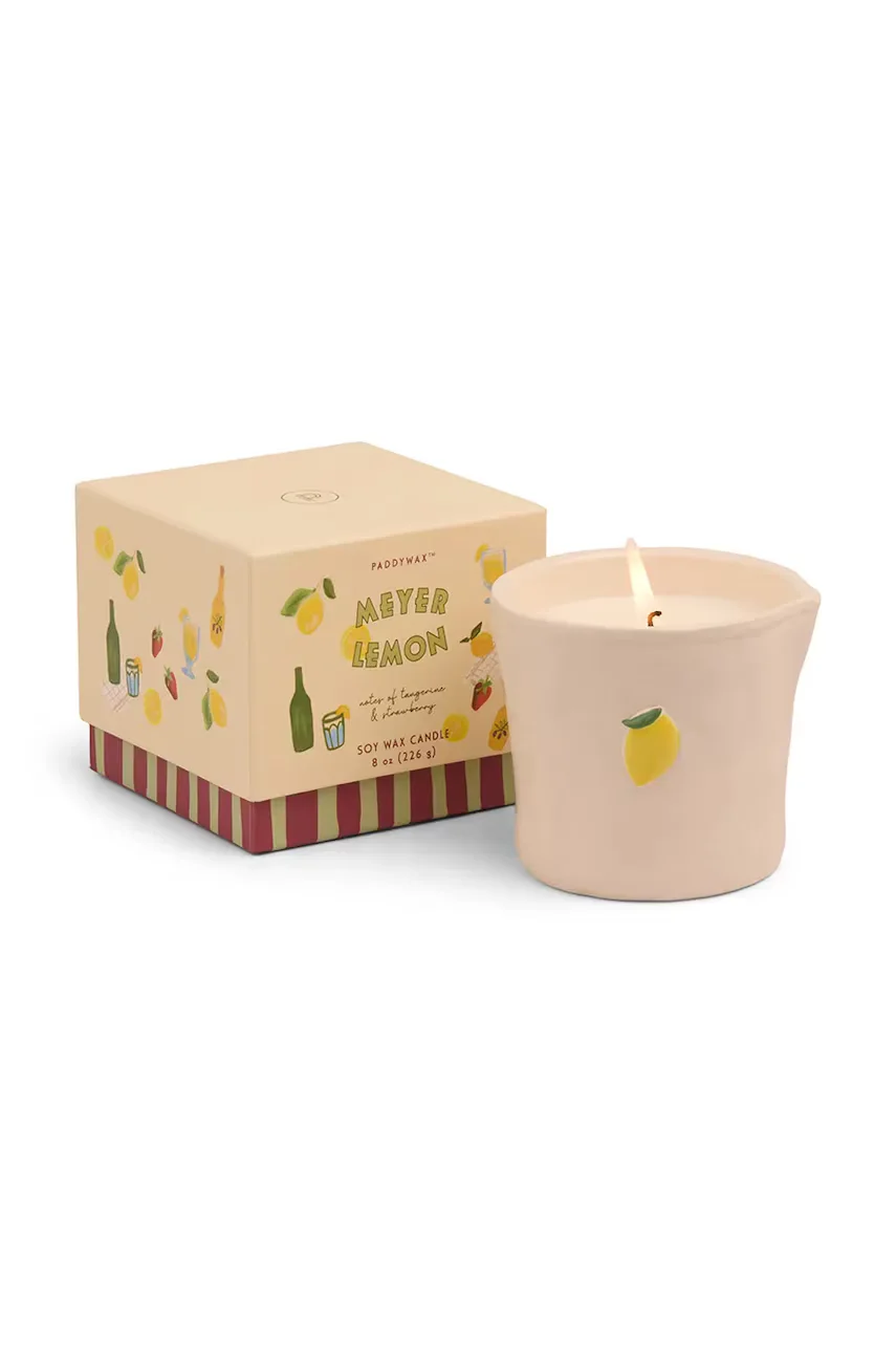 Paddywax Ароматна соева свещ Lemon Embossed 226 g