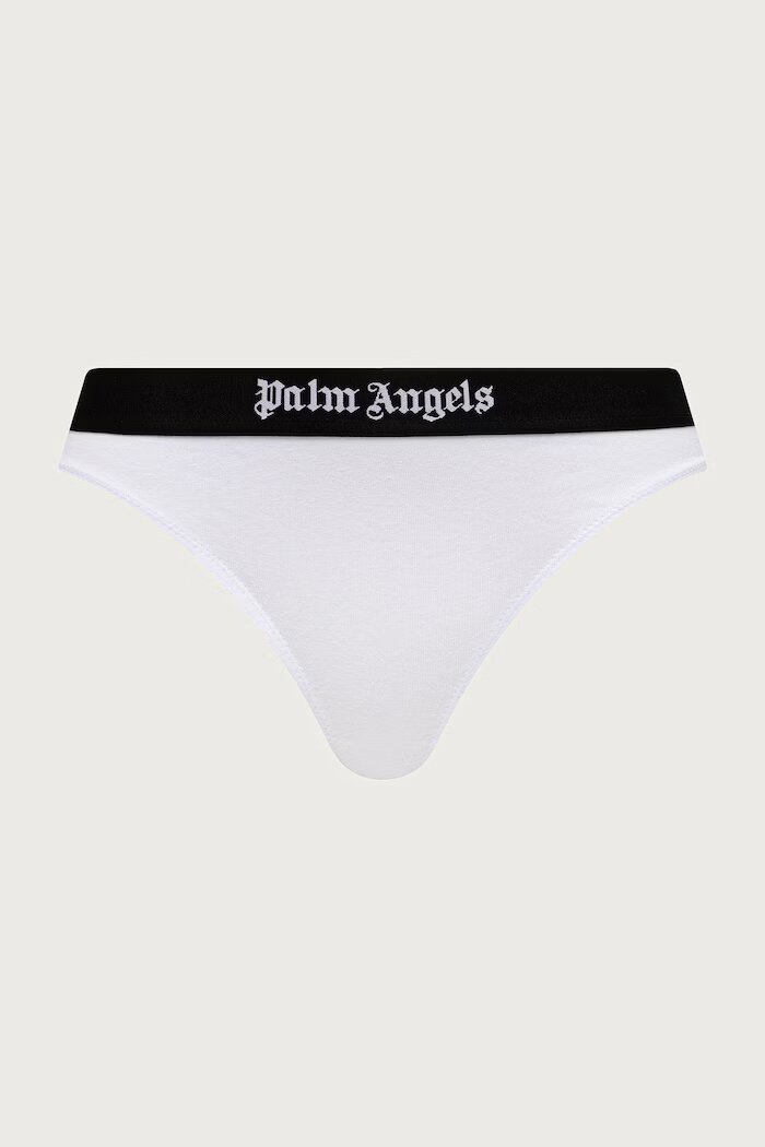 Palm Angels бикини дамски с памук 3 броя бели PLA1UWBT02TR