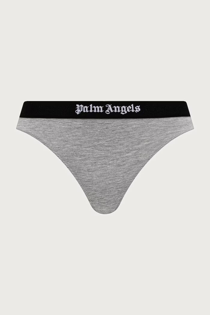 Palm Angels бикини дамски с памук 3 броя бели PLA1UWBT02TR