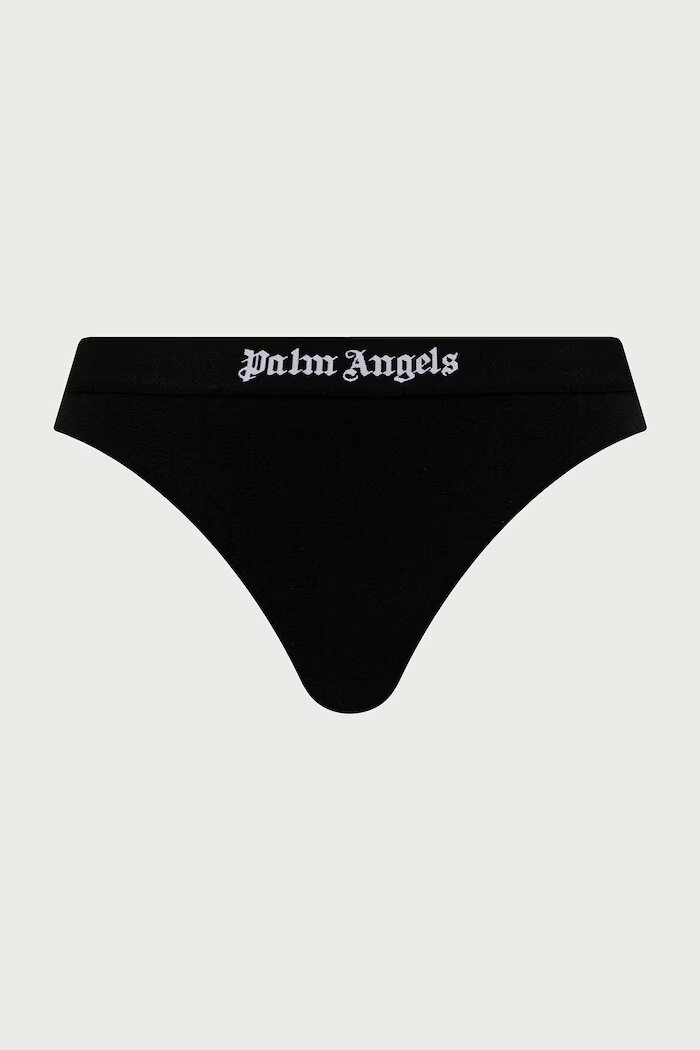 Palm Angels бикини дамски с памук 3 броя бели PLA1UWBT02TR