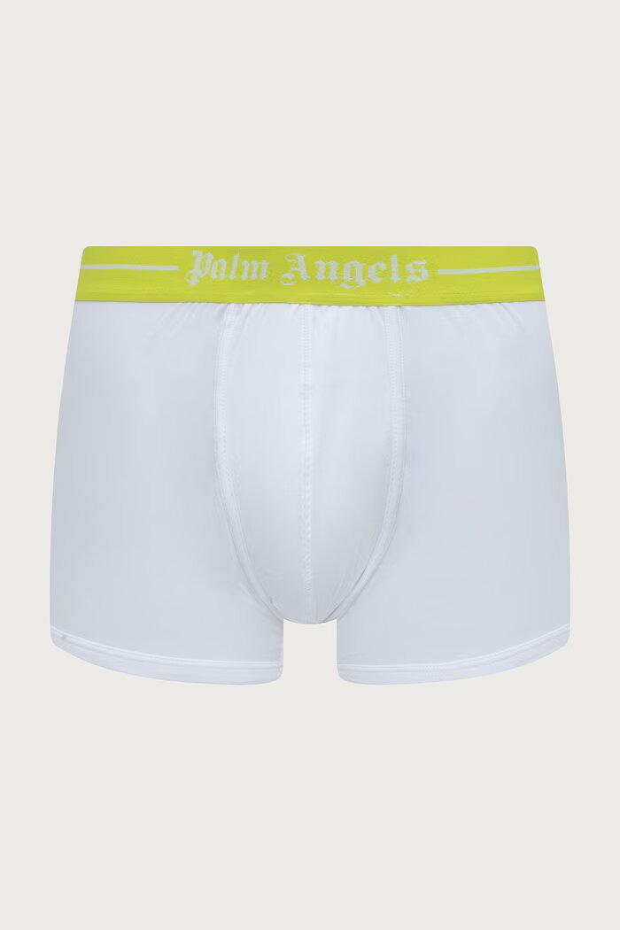 Palm Angels прилепнали боксерки мъжки от памук с еластан 2 броя бели PLA1UMWTR02BI