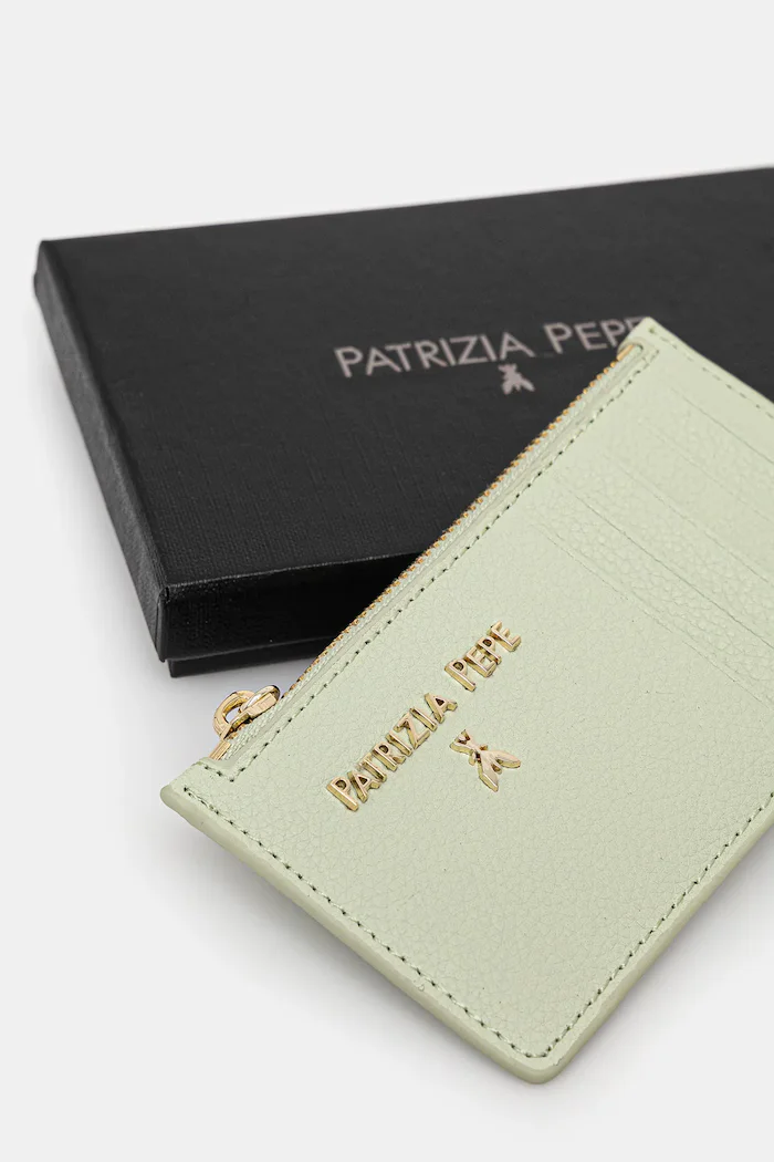 Patrizia Pepe портфейл дамски от кожа зелен CQ9105 L001