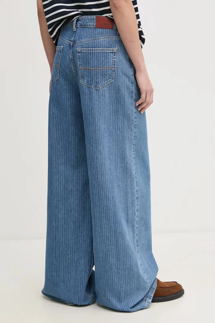 Pepe Jeans Дънки WIDE LEG JEANS UHW JAIMY в синьо PL204740ID1