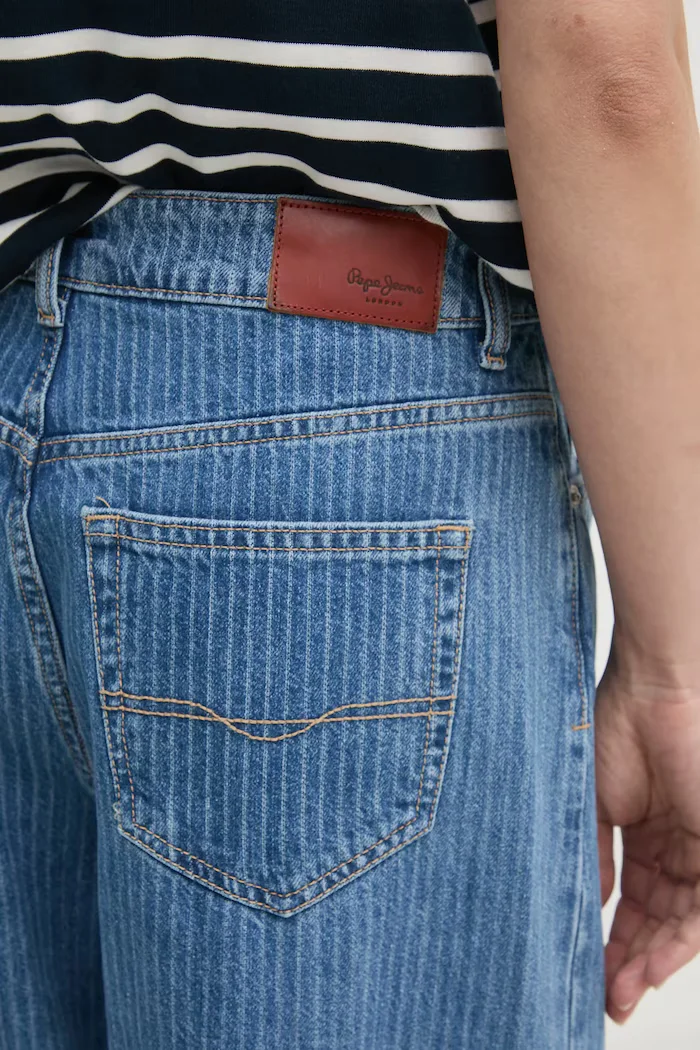 Pepe Jeans Дънки WIDE LEG JEANS UHW JAIMY в синьо PL204740ID1