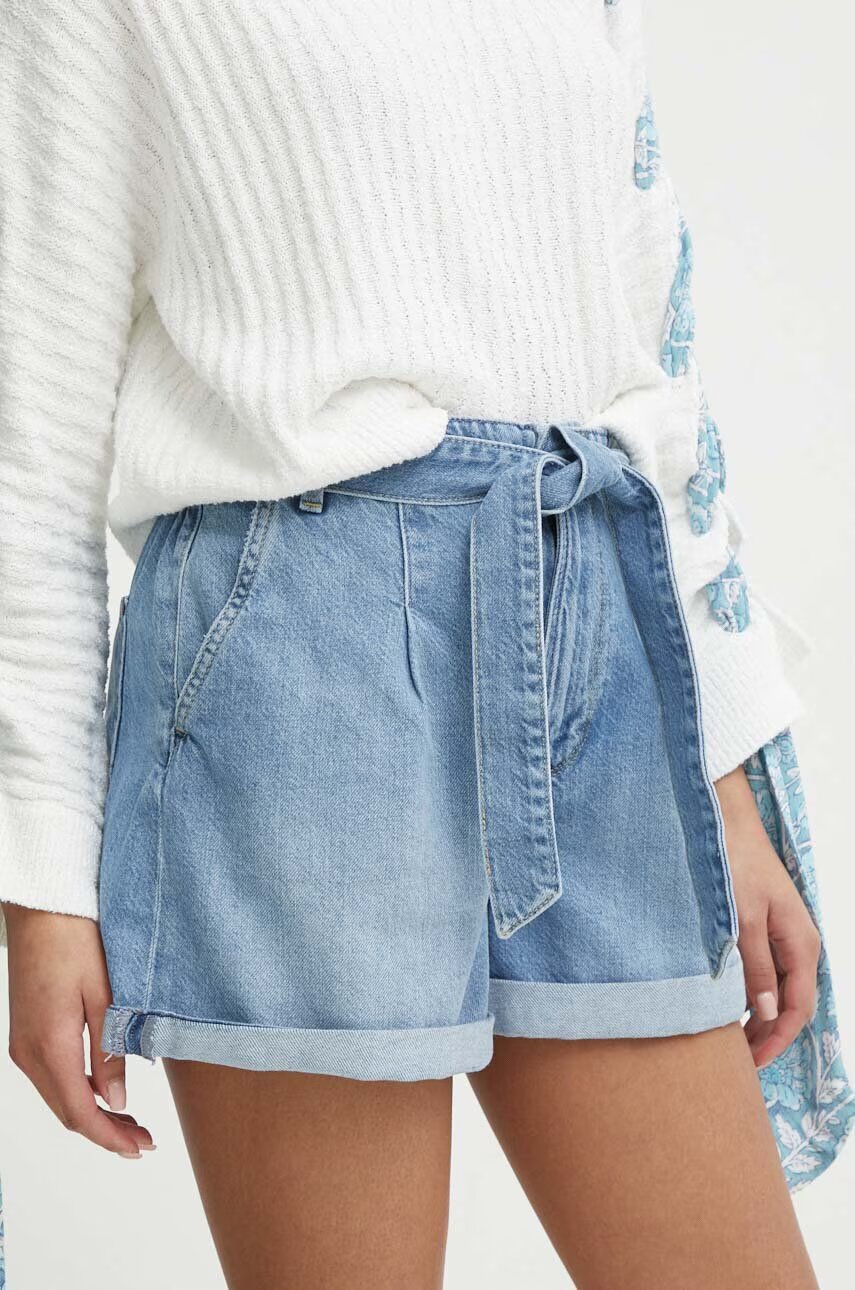 Pepe Jeans Дънков къс панталон A-LINE SHORT UHW VINTAGE