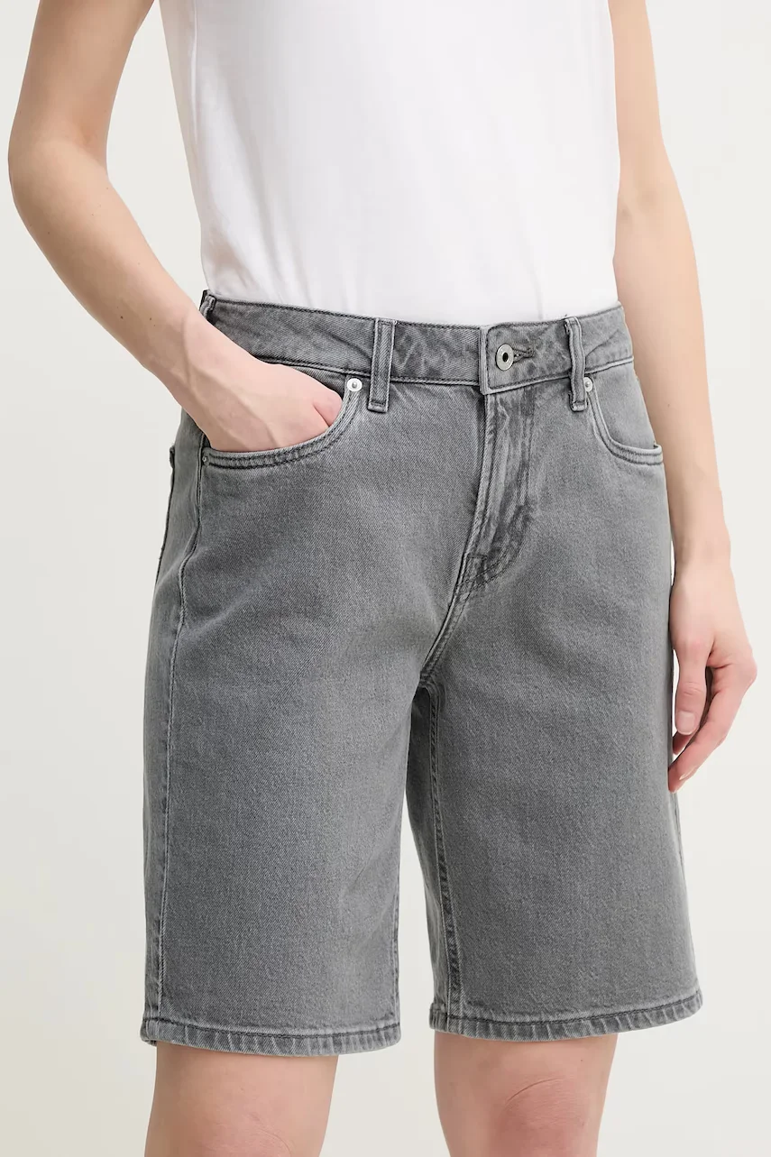 Pepe Jeans Дънков къс панталон BERMUDA SHORT HW