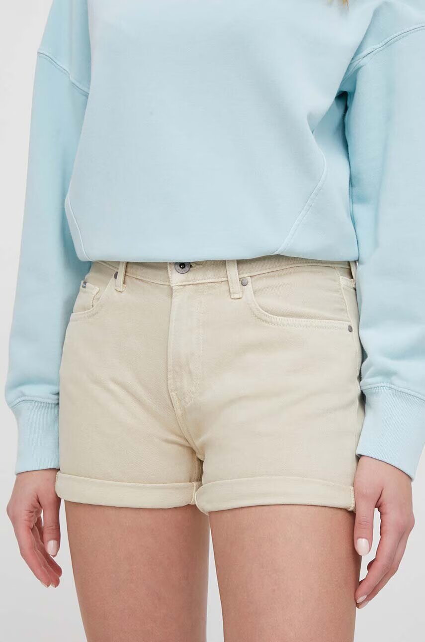 Pepe Jeans Дънков къс панталон STRAIGHT SHORT HW