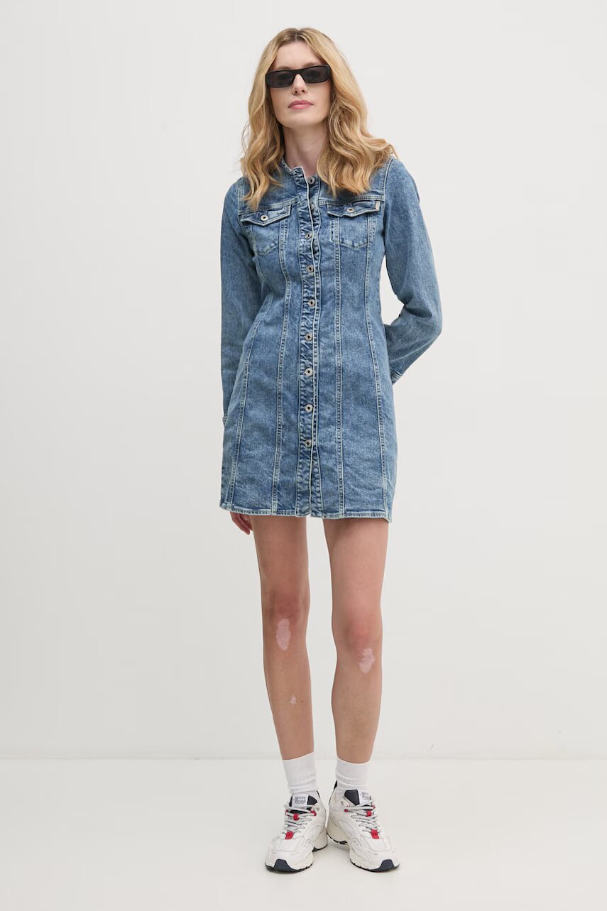 Pepe Jeans Дънкова рокля ELLA