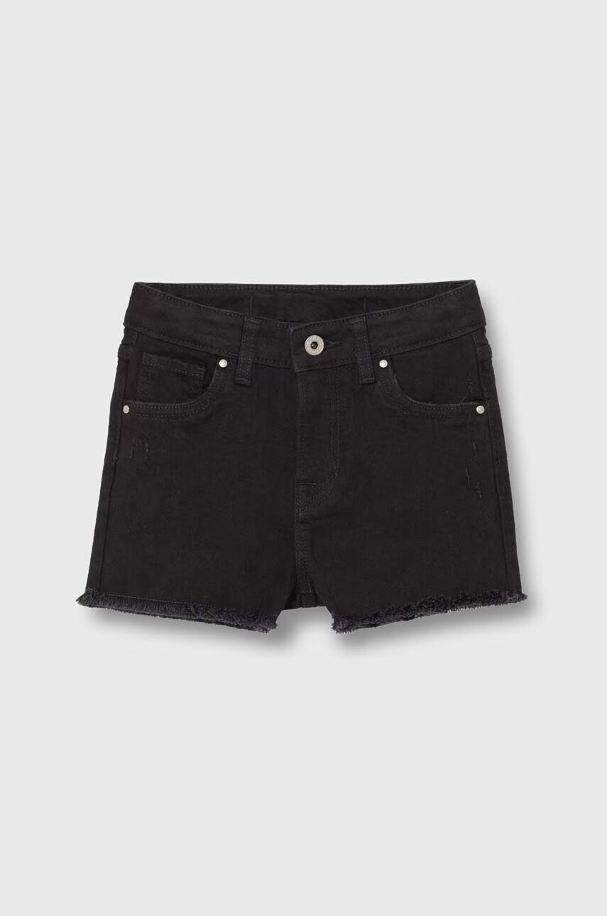 Pepe Jeans Детски дънков къс панталон A-LINE SHORT HW JR