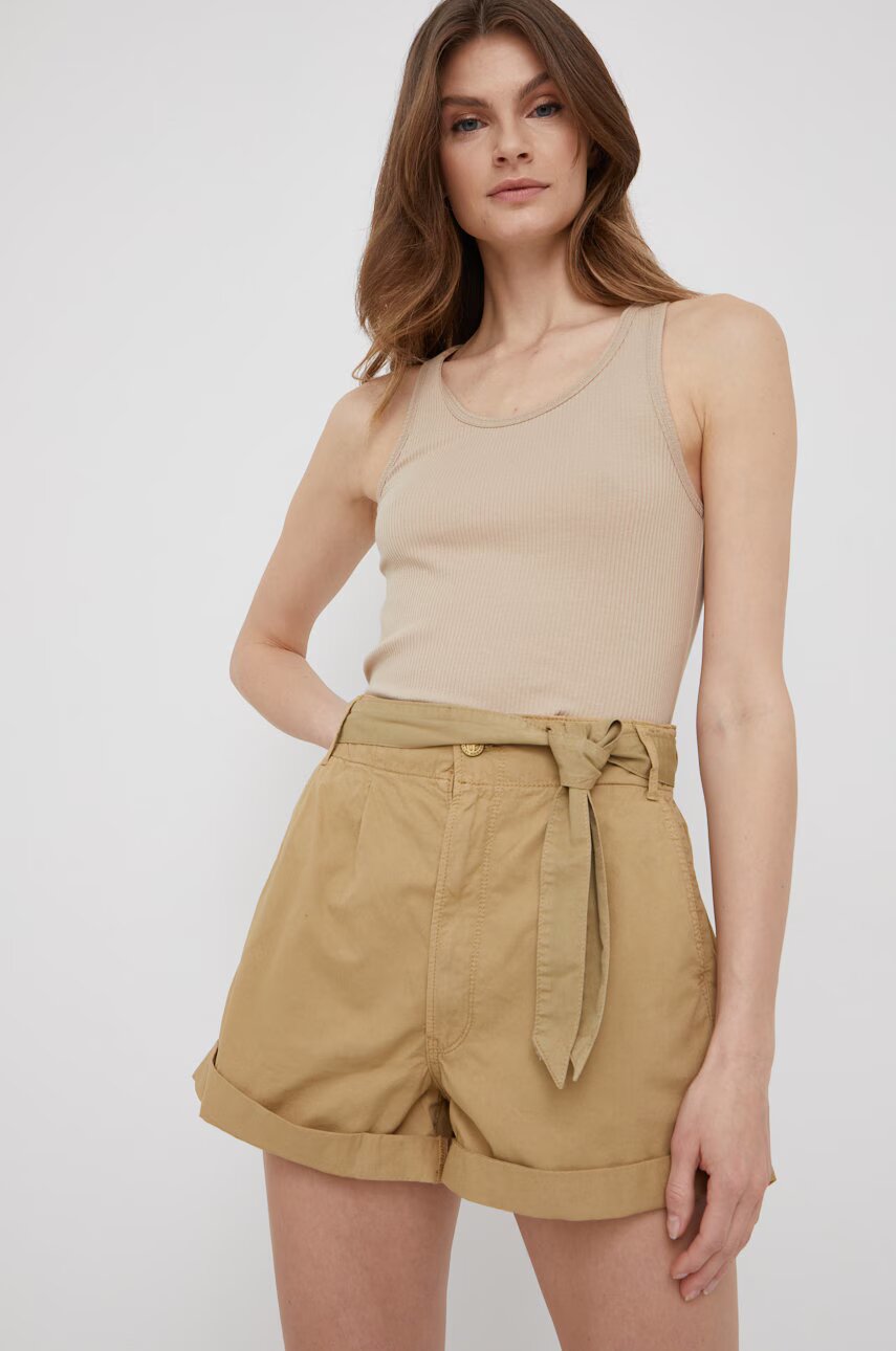 Pepe Jeans Памучен къс панталон Kaylee Short