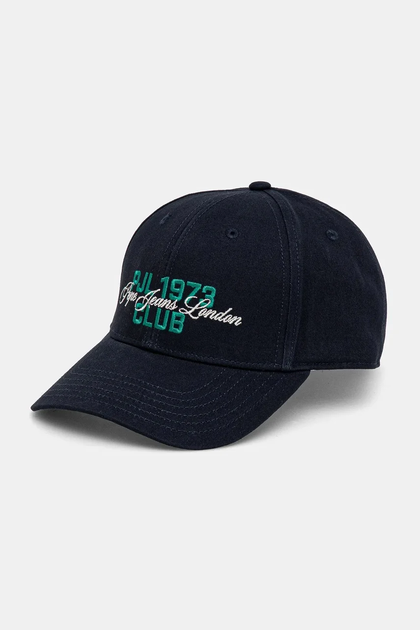 Pepe Jeans Памучна шапка с козирка TALBOT CAP