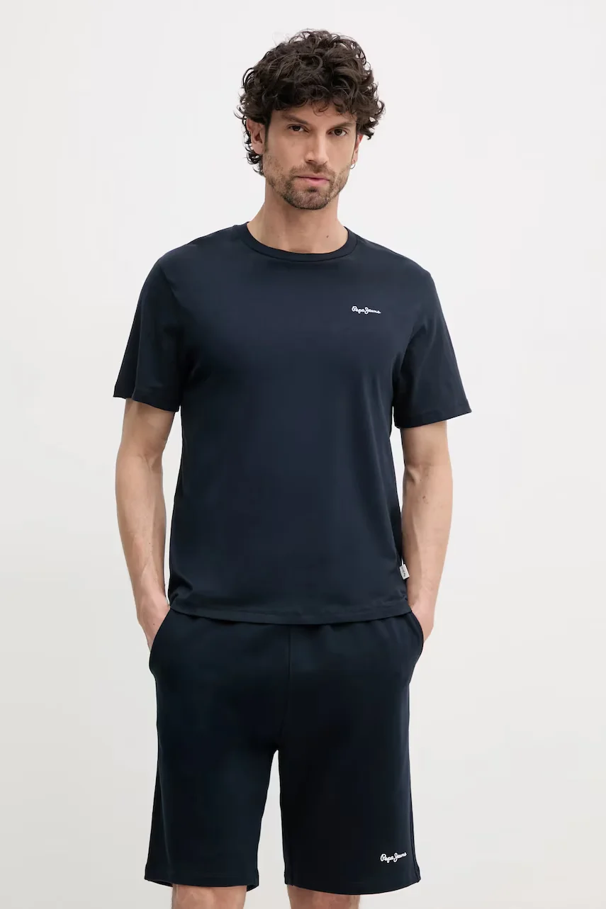 Pepe Jeans Памучна тениска BACK CLAG