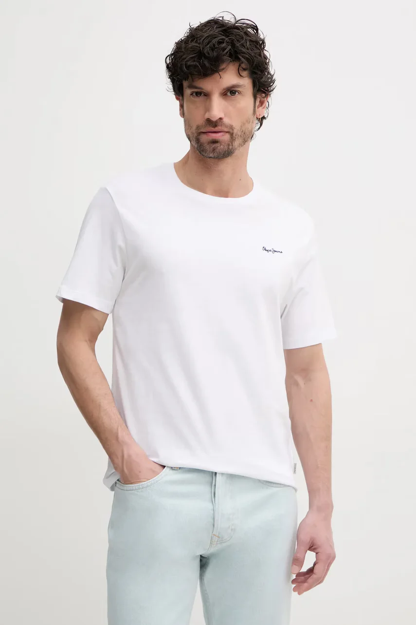 Pepe Jeans Памучна тениска BACK CLAG