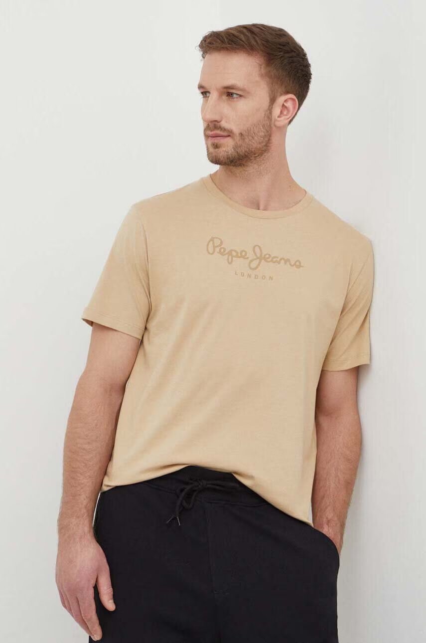Pepe Jeans Памучна тениска Eggo N