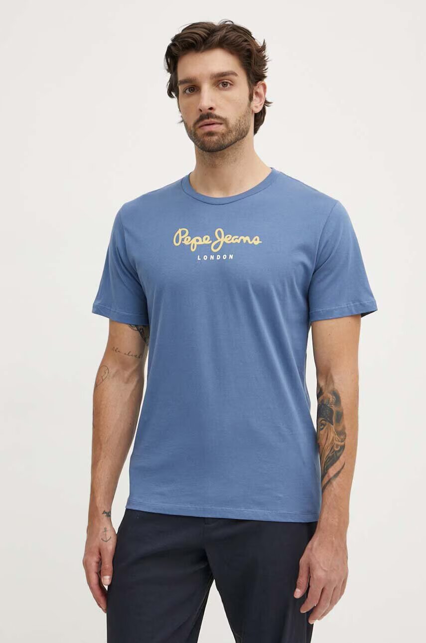 Pepe Jeans Памучна тениска Eggo N