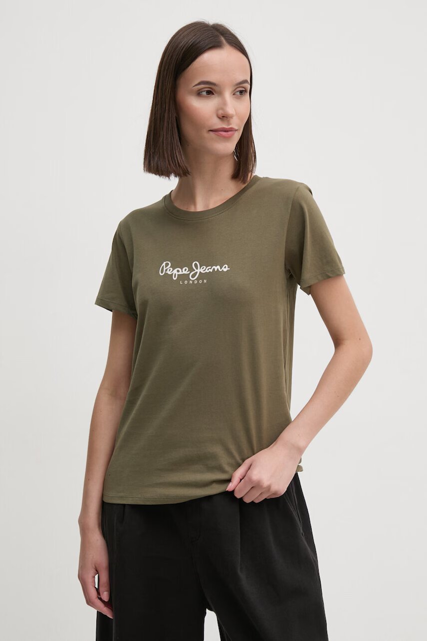 Pepe Jeans Памучна тениска FIORE