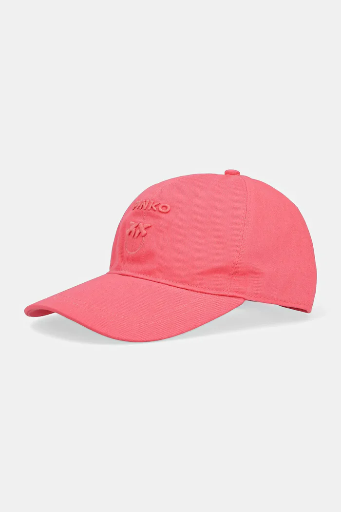 Pinko Шапка с козирка в розово с апликация 100621 A25N