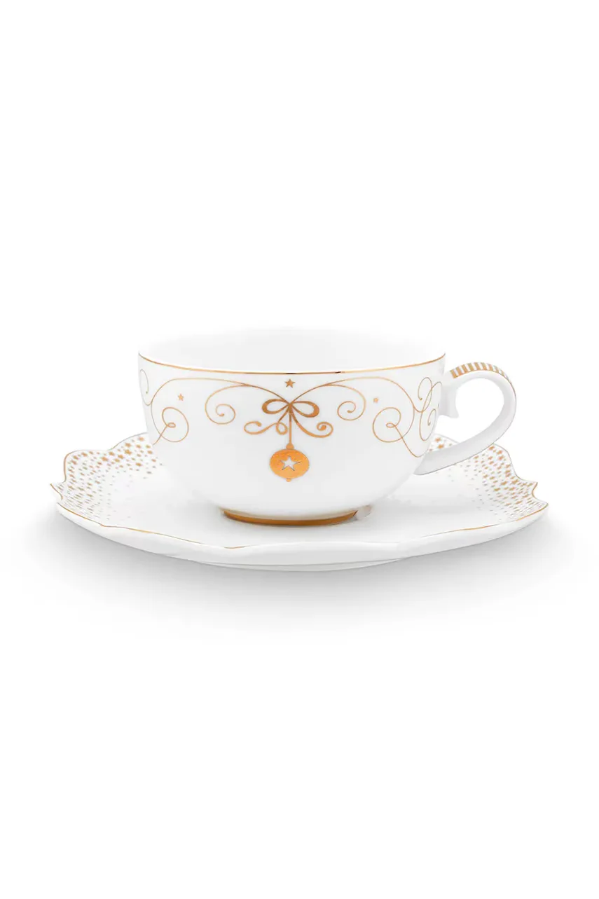Pip Studio Чаша и чинийка Royal Winter 225 ml