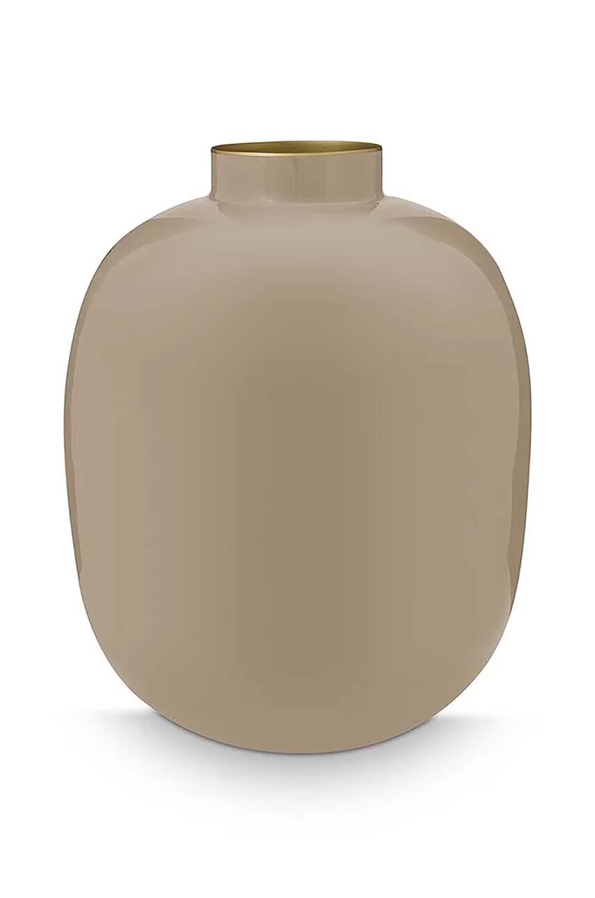 Pip Studio Декоративна ваза Metal Khaki