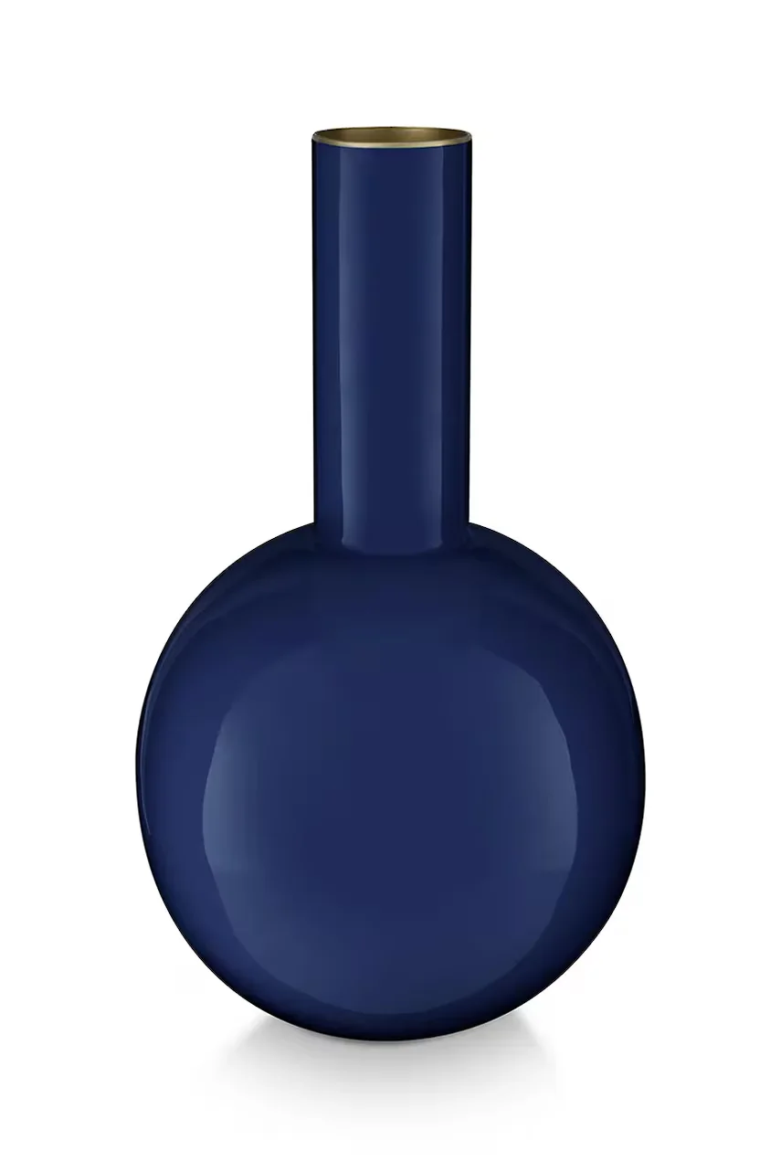 Pip Studio Декоративна ваза Small Dark Blue 15 x 26 cm