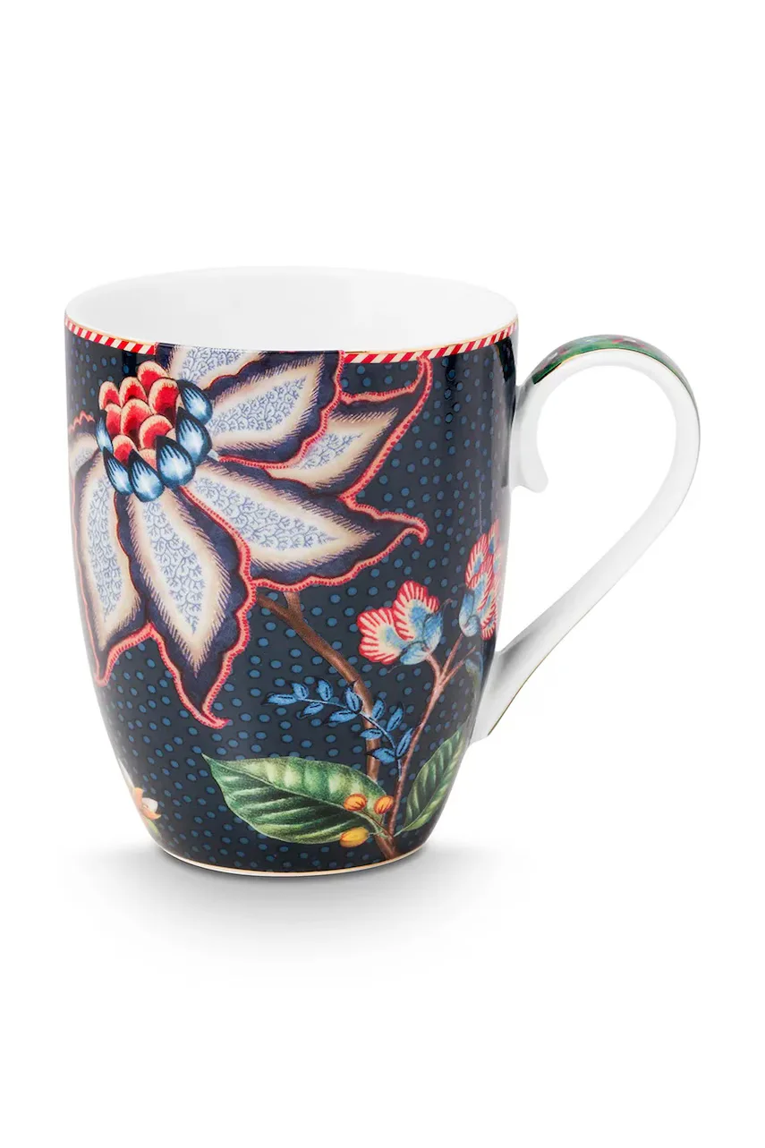 Pip Studio Комплект чаши Flower Blues 350 ml (6 броя)