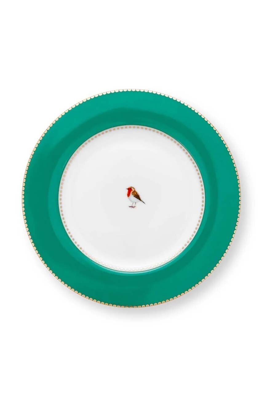 Pip Studio Комплект чинии Love Birds Emerald (6 броя)