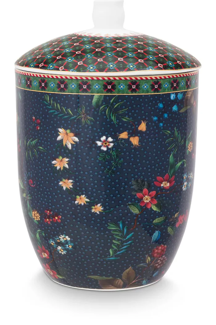 Pip Studio Кутия с капак Berry Blues 15 L