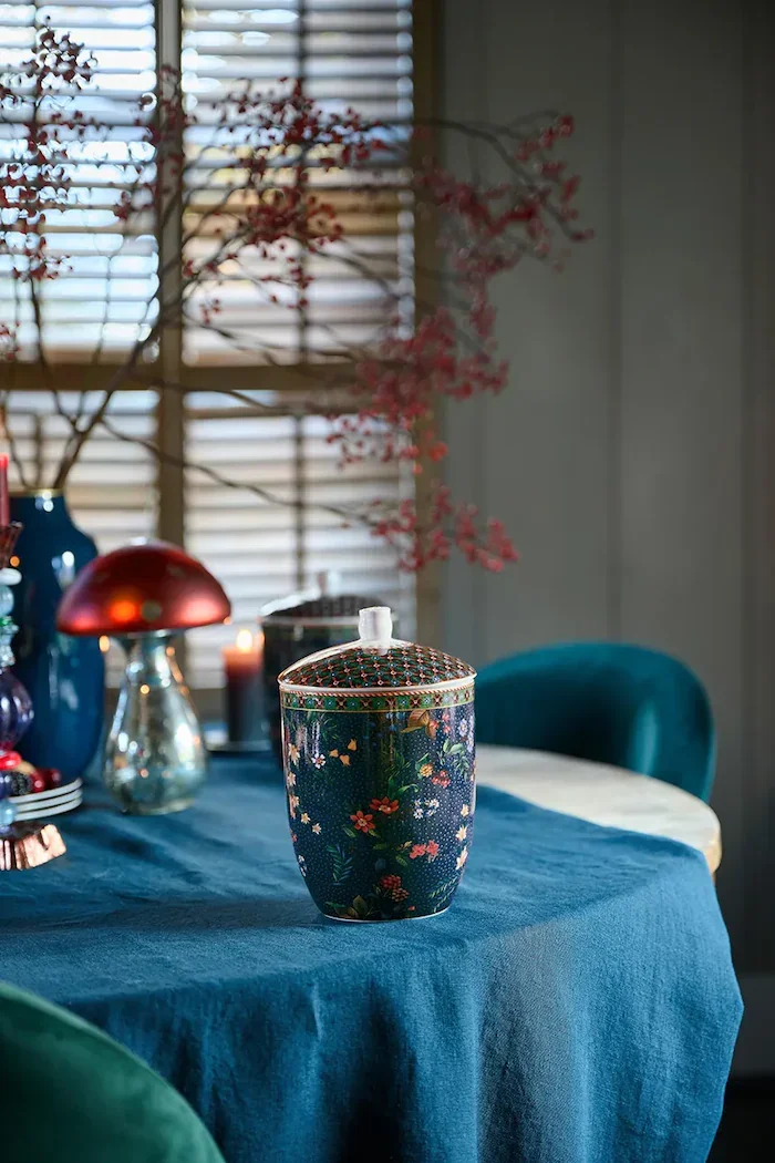 Pip Studio Кутия с капак Berry Blues 15 L