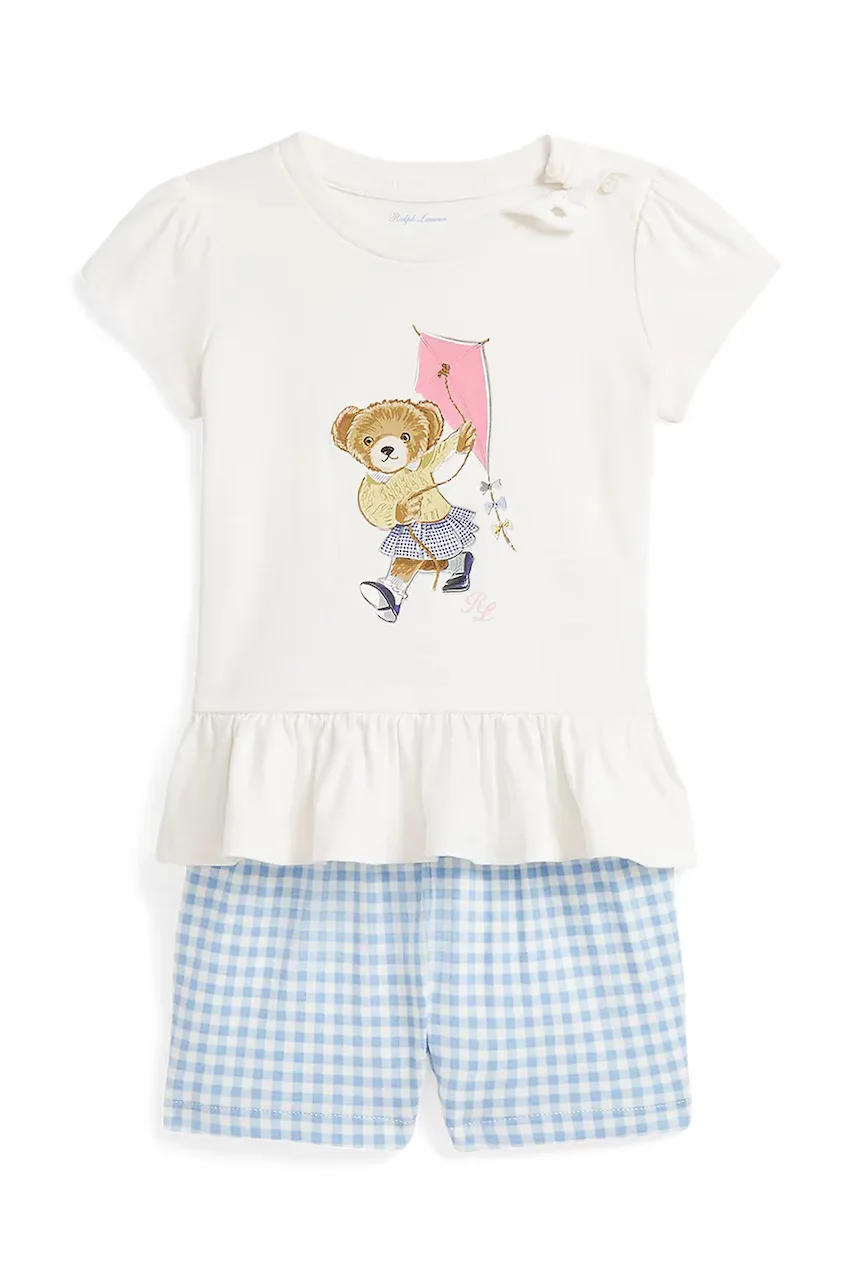 Polo Ralph Lauren Бебешки памучен комплект