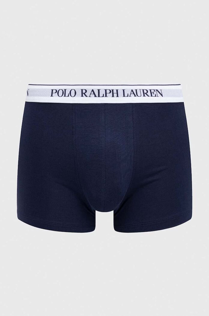 Polo Ralph Lauren боксерки мъжки от памук с еластан 3 броя тъмносини 714830299
