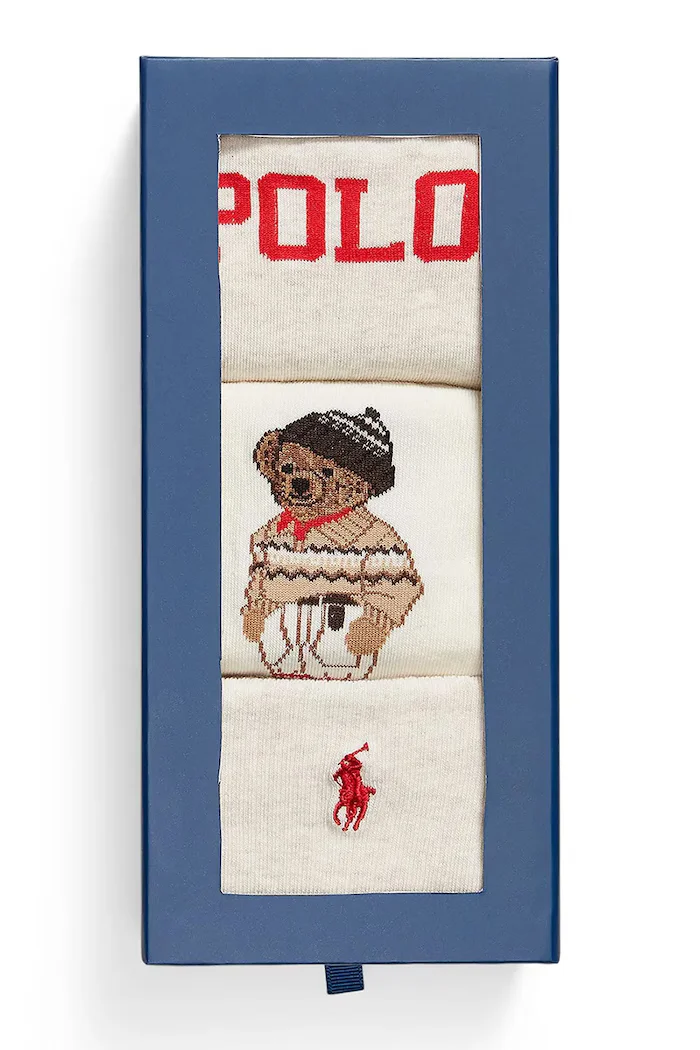 Polo Ralph Lauren Чорапи (3 чифта) в бежово 455982964
